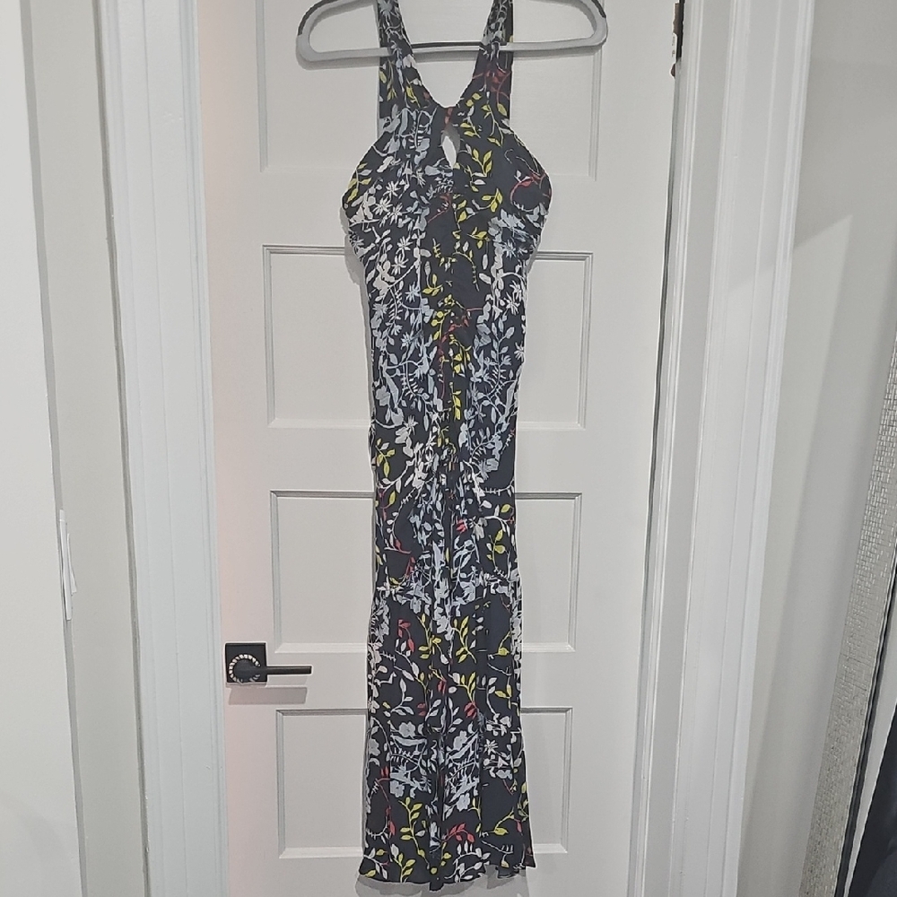Tanya Taylor Multicolor Floral Maxi Dress